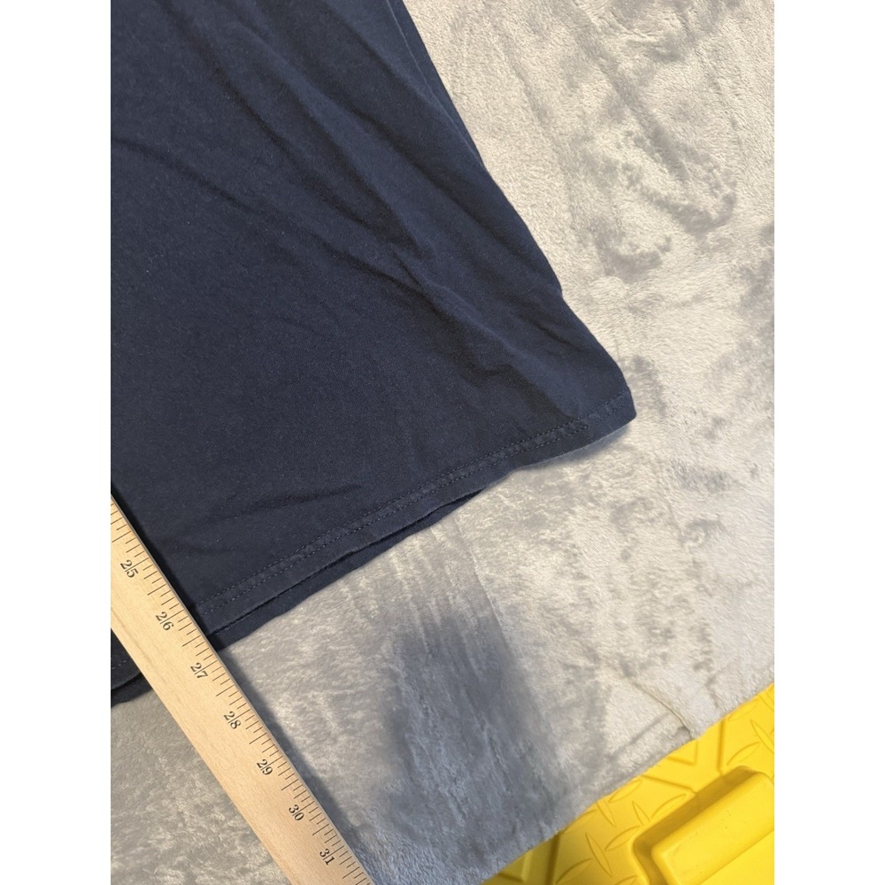 Miller T-Shirt Mens Large Blue Round Neck Short Sleeve Regular Vintage Feel - Picture 3 of 5